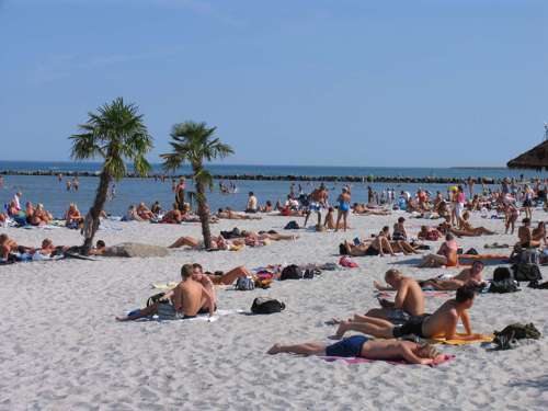 Sommerdag på Palmestranden